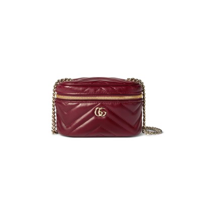 GUCCI GG MARMONT NANO VANITY BAG 837455 (15*8.5*8cm) GUCCI GG MARMONT NANO VANITY BAG 837455 (15*8.5*8cm)